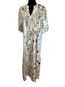 Maxi Vestido Largo Ligero Suave Casa Informal Camisón Playa Floral Para Mujer - Imagen 1 de 9