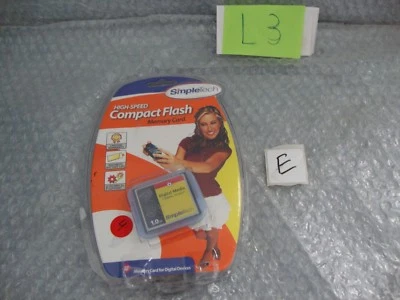 SimpleTech 1.0 GB  Compact Flash Memory Card CompactFlash Card - Image 1 of 4