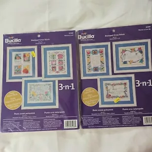 2 Plaid Bucilla Spec Editions Cross Stitch Natures Love & Words To Live By - Picture 1 of 6