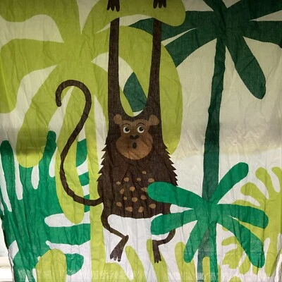 2-COLECCIONABLES ÚNICOS IKEA DJUNGEL MONO CORTINAS PANELES PANEL 47"x 98" Foto 1 de 3