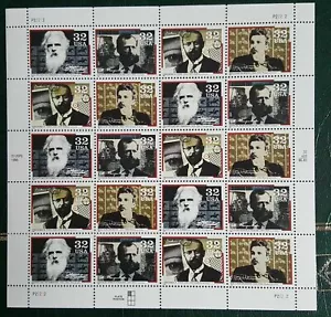 SC 3061 - 3064 Pioneers of Communication - SHEET OF 20 US 32¢ STAMPS - MNH - Picture 1 of 4