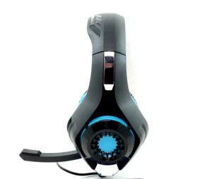 CUFFIE GAMER SEVEN CON MICROFONO - NERO AZZURRO - Foto 1 di 1