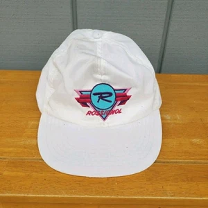 Cappello da sci vintage anni 80 Rossignol snapback ricamato sci - Foto 1 di 10