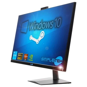 AIO ALL IN ONE I 27" I3 10E WIN10 16GB 240GB PC ORDINATEUR FIXE POSTE PC - Afbeelding 1 van 11