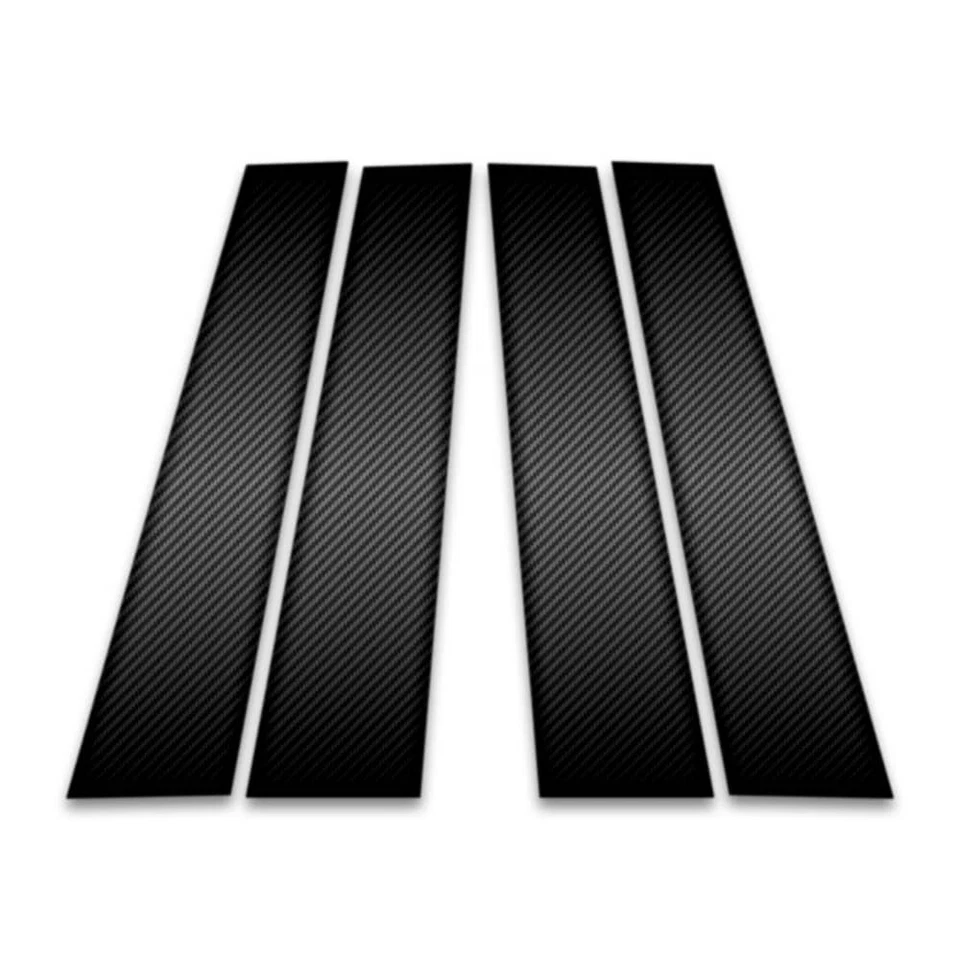 4pc Carbon Fiber Pillar Post Trim fits 2017-2022 Mercedes-Benz E Class - Image 1 of 1