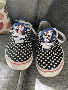 Vans Disney Mickey Mouse Schnürschuhe Skateboarding schwarz weiß gepunktet Turnschuhe Y3 - Bild 1 von 9