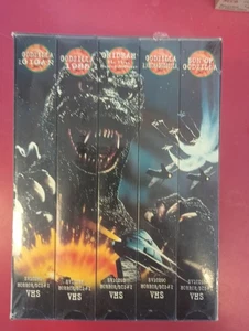 The Godzilla 5-Pack (VHS, 1997, 5-Tape Set) FACTORY SEALED - Picture 1 of 4