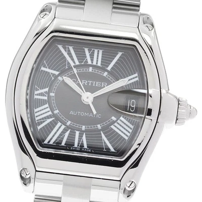 Reloj automático para hombre CARTIER Roadster LM W62041V3 fecha esfera negra_887993 Foto 1 de 4