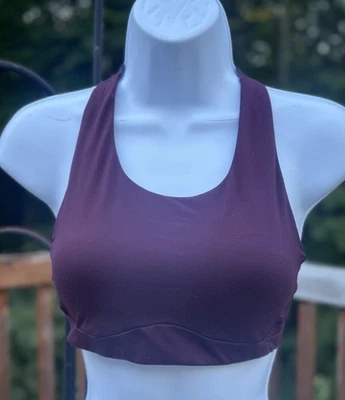 ATHLETA Circut Auberge Bra Size XS Purple Merlot Sports Bra - Image 1 of 4
