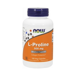Now Foods L-Proline 500mg (120) Standard - Amino Acids - Mezcla de aminoácidos - Imagen 1 de 3