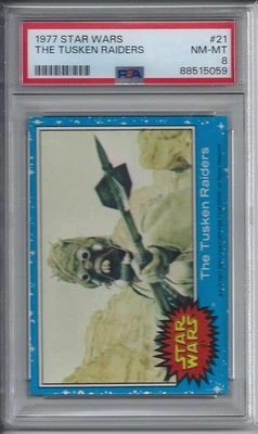 1977 Topps Star Wars Series 1 The Tusken Raiders #21 - PSA 8 NM-MT - Image 1 of 2