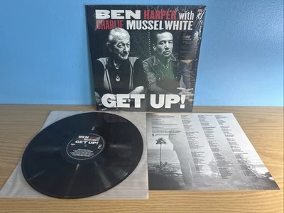 Ben Harper & Charlie Musselwhite Get Up! Vinyl 10th Anniversary Ed NM/NM Clean - Image 1 of 4