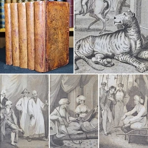 1796-97 Historical Account Of the most Celebrated Voyages 5 vols ENG PLATES - Foto 1 di 24