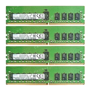 Samsung 64GB 4X16GB DDR4-21300R 2666MHZ 288PIN 1.2V ECC Registered Server Memory - Picture 1 of 5