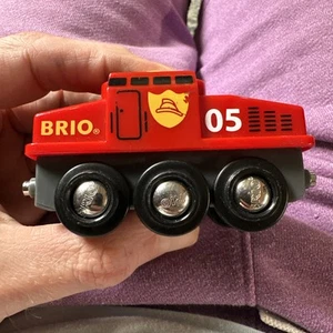 BRIO Railway World Deluxe Set Camion dei Pompieri con Unità di Accoppiamento Solo - Foto 1 di 5