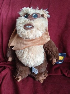 Peluche morbido Wicket Ewok Star Wars Disney Store originale timbrato giocattolo morbido 12" ETICHETTE - Foto 1 di 11