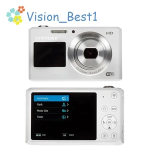 Samsung DV150F digital camera 16MP Time Lapse 5x optical zoom Auto Focus White - Picture 1 of 15