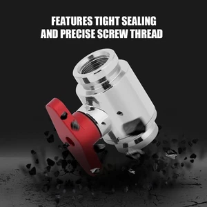G1/4 Internal Threads Valves Water Ball Valve For Computer Water Cooling Sys NEW - Afbeelding 1 van 9