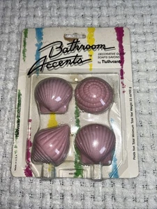 Sapone piccolo decorativo moda 4 conchiglie accenti bagno vintage da collezione - Foto 1 di 3