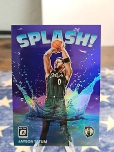 Jayson Tatum Purple Splash No. 7 - 2022 Donruss Optic Boston Celtics - Picture 1 of 2