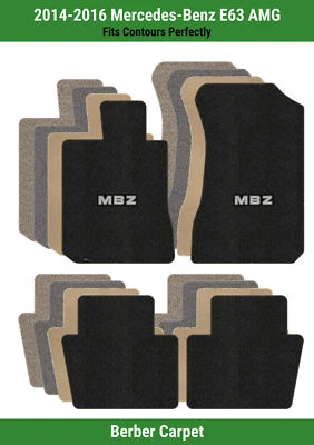 Lloyd Berber Front & Rear Mats for '14-16 Mercedes-Benz E63 AMG w/MBZ Applique - Image 1 of 4