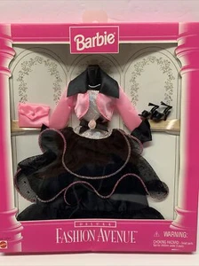 Barbie 1996 Fashion Avenue Deluxe schwarz-rosa Ballkleid neu im Karton #14307 - Bild 1 von 6