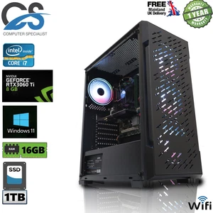 Extreme Gaming PC | 12GB NVIDIA RTX 3060, Intel i7, 16GB RAM, 1TB SSD, Wins 11 - Picture 1 of 13
