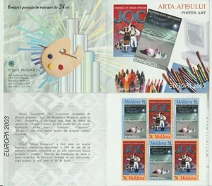 S42305 Dealer Stock Moldova Europa Cept 2003 MNH Booklet Carnets X 10 - Picture 1 of 1