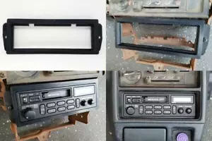 Radio Bracket 1988-1991 Honda EF Civic Hatch / Sedan / EE Wagon plate bezel din - Foto 1 di 10