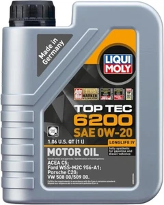 LIQUI MOLY Top Tec 6200 SAE 0W-20 | 1 L | Fully synthetic engine oil | SKU: 2023 - Picture 1 of 1