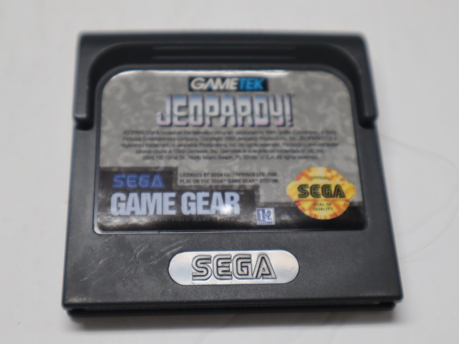 Jeopardy (Game Gear, 1993) Cartridge Only