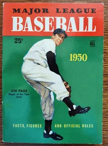 1950 MLB Dell Major League Baseball Offical Facts, Figure & Rules EX+ - Picture 1 of 8