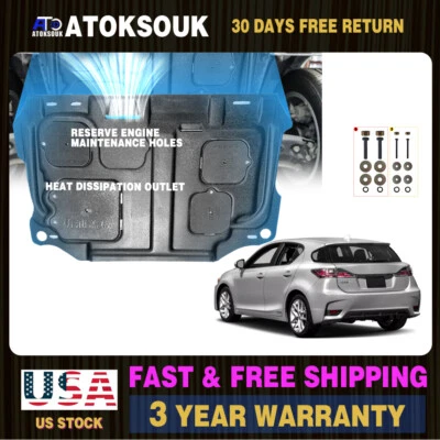 Capa protetora contra respingos motor dianteiro para Lexus CT200h 2012-2016 - Imagem 1 de 4