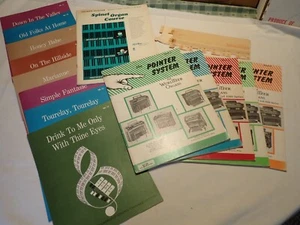 6 Books POINTER SYSTEM ORGAN & Palmer Hugh plus 8 Hammond Sheet Music - Picture 1 of 6