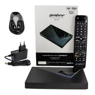Gloriaforce RTX Quattro 4K UHD Android 11 IPTV-Box 4GB RAM Dual-WiFi + LAN NEU - Bild 1 von 4