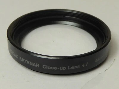 kodak 43MM 43 MM SCREW ON CLOSE UP CU +7 -  - GOOD NORMAL USE x7  - Image 1 of 3