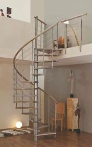 Minka Spindeltreppe VENEZIA Buche 140 cm DM - Bild 1 von 4