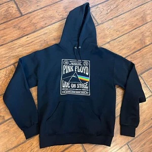 Pink Floyd Sudadera con Capucha Hombre Unisex Mediana Negra 1973 Dark Side of the Moon Suave - Imagen 1 de 7