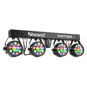 BeamZ "Partybar3" LED Lichtset mit Stativ & IR-FB Lichtanlage 4 Spots 4 Jellys! - Bild 1 von 11