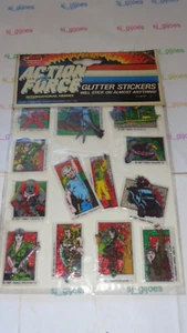 GI JOE ACTION FORCE 1987 VINTAGE JOTASTAR GLITTER STICKER SET 2 UNOPENED - Picture 1 of 5