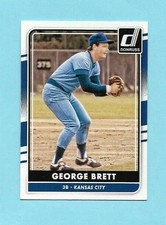 2016  Donruss Baseball #182 George Brett