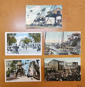 Lot x 5 Postkarten Panama Kathedrale Plaza Boote Bucht Hafen & Schiffe Gatun Kanal - Bild 1 von 12