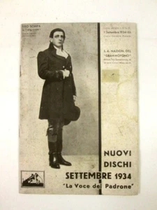 Catalog Brochure New Discs Year 1934 - Picture 1 of 3