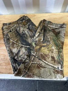 Wrangler Pro Gear Camo Men's Pants - 44 X 32 - Realtree Hunting Work Pants - Picture 1 of 6
