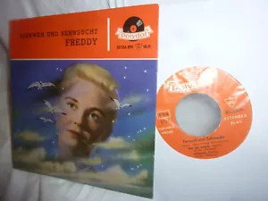 Freddy Quinn, Fernweh und Sehnsucht, Sternchen Polydor 20 266 EPH 7" 6.57 - Bild 1 von 3
