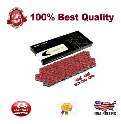 Red Drive Chain for Honda CM400A CM400C CM400E CM400T Cm450A Cm450C Cm450E - Image 1 of 4