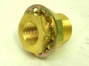 NEW Parker ACBH207-6 Brass Dryseal Pipe Fitting 1"-14 Fine Thread (3/8" NPT Hole - Picture 1 of 11