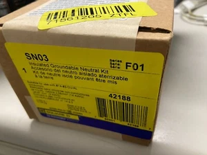 Brand new Sealed box Square D SNO3 insulated groundable neutral kit - Picture 1 of 1