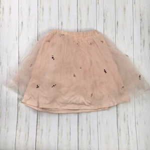 Crewcuts Girls Size 12 Light Pink Tulle Embellished Skirt  - Picture 1 of 4