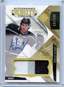 2017-18 Ultimate Collection Debut Threads Patch Autographs #DTA-AK Adrian Kempe